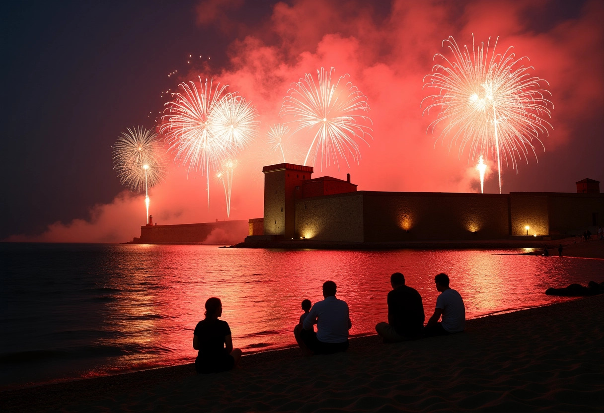 feu d artifice oléron